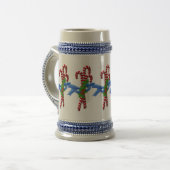 Candy Cane Christmas Stein Bierpul (Voorkant links)