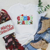 Candy Cane Christmas T-shirt voor dames