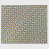 CANDY CANE CHRISTMAS UNICORN, HORSGEWRAPPINGSPAPIE CADEAUPAPIER (Vlak)