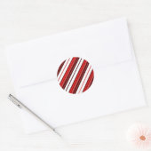 Candy Cane Colors kerstkaartjes Envelope Stickers (Envelop)