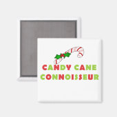 Candy Cane Connoissuer Tshirts en geschenken Magneet (Voorkant / Achterkant)