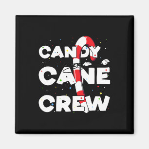 Candy Cane Crew Fun Christmas Snoep Liefhebber Dan Magneet