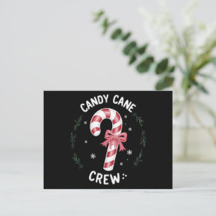 Candy Cane Crew Funny Snoep Lover Xmas Feestdagenkaart