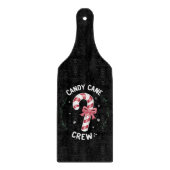 Candy Cane Crew Funny Snoep Lover Xmas Snijplank (Voorkant)