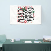 Candy Cane Crew Kerstsnack Matching Cousins Spandoek (Beurs)