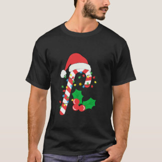 Candy Cane Crew Kerstverlichting Familie Matching  T-shirt