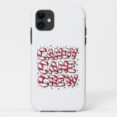 Candy Cane Crew Liefhebber Kerstmis Pyjama Case-Mate iPhone Case (Achterkant)