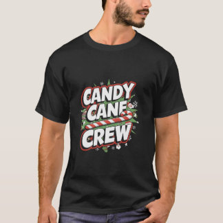 Candy Cane Crew Matchende Familie Groep Candy Lief T-shirt