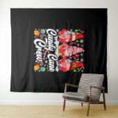 Candy Cane Crew Snoep Lover Gnome Wandkleed (In Situ (horizontaal))