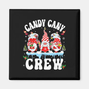 Candy Cane Crew Voor Familie Kerstmis En Neef Kers Magneet