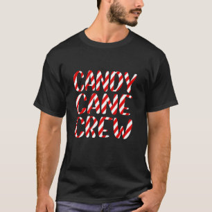 Candy Cane Crew Xmas Kerstmis Grappige Kerstmis Ma T-shirt