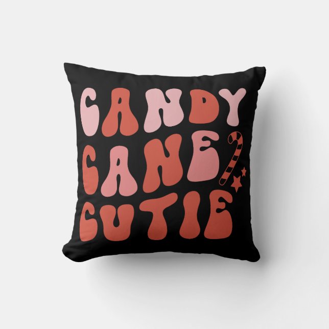 Candy Cane Cutie Kussen (Voorkant)