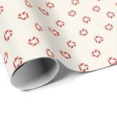 Candy Cane Delight Christmas Wrapping Paper Cadeaupapier (Rol Hoek)