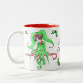 Candy Cane Elf Holiday Mok (Links)