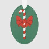 Candy Cane en Strik Ornament (achterkant)