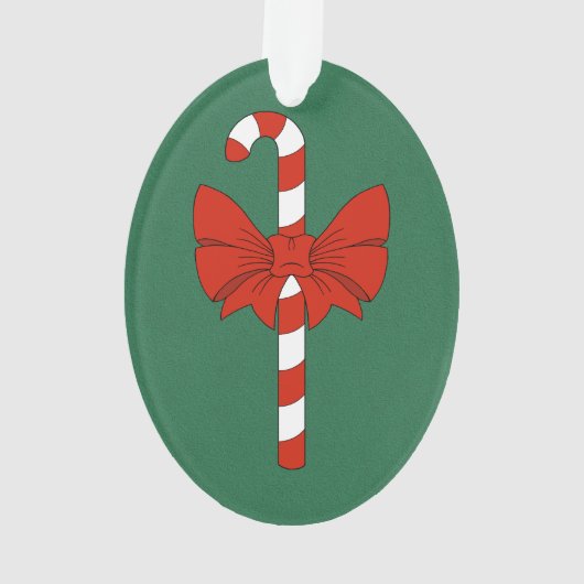 Candy Cane en Strik Ornament (achterkant)