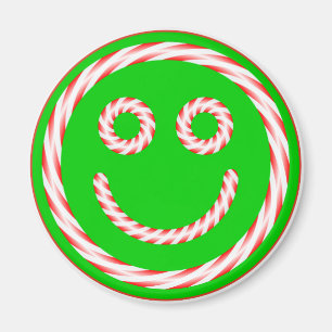 Candy Cane Face Magnet Magneet