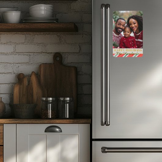 Candy Cane Foto Magneet