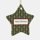 Candy Cane Foto Ornament (Rechts)