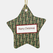 Candy Cane Foto Ornament (Links)