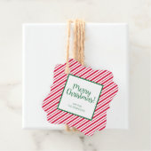 Candy Cane Gestreept  Bedankjes Labels (In situ)