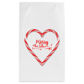 Candy Cane Gift Bag Klein Cadeauzakje (Achterkant)