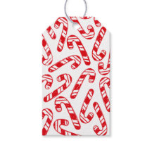 Candy Cane Gift Label