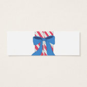 Candy Cane Gift Labels Mini Visitekaartjes (Achterkant)