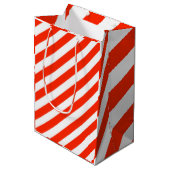 Candy Cane gift Medium Cadeauzakje (Voorkant Gekanteld)