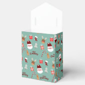 Candy Cane Gingerbrood Pattern Bedankdoosjes (Geopend)