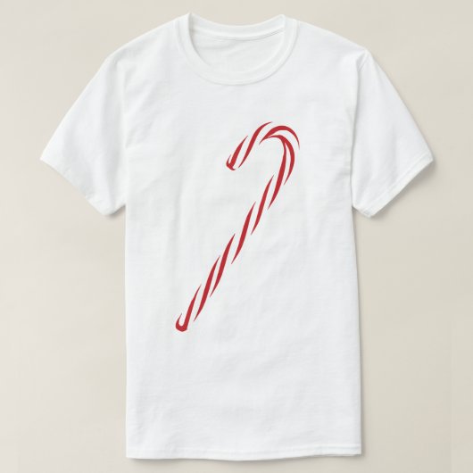 Candy Cane Graphic T-shirt (Design voorkant)