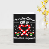 Candy Cane Hart Crew We Staan Samen Kledingstuk P Kaart (Gele Bloem)