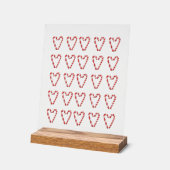 Candy Cane Heart Image Sweet Christmas Holiday  (Angle)