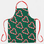 Candy Cane Heart Screwball Graphics Holiday Schort (Voorkant)