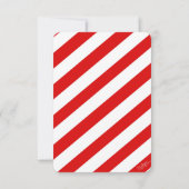 Candy Cane Holder Cadeau Labels voor kinderen Bedankkaart (Achterkant)