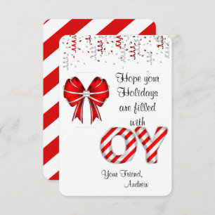 Candy Cane Holder Cadeau Labels voor kinderen Bedankkaart