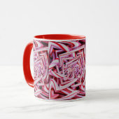 Candy Cane Holiday Coffee Mok (Voorkant links)