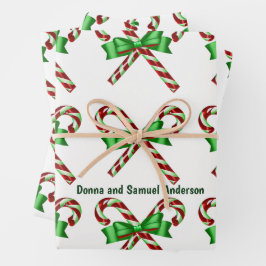 Candy Cane Holiday Inpakpapier Vel