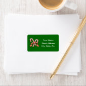 Candy Cane Holiday Labels (Insitu)