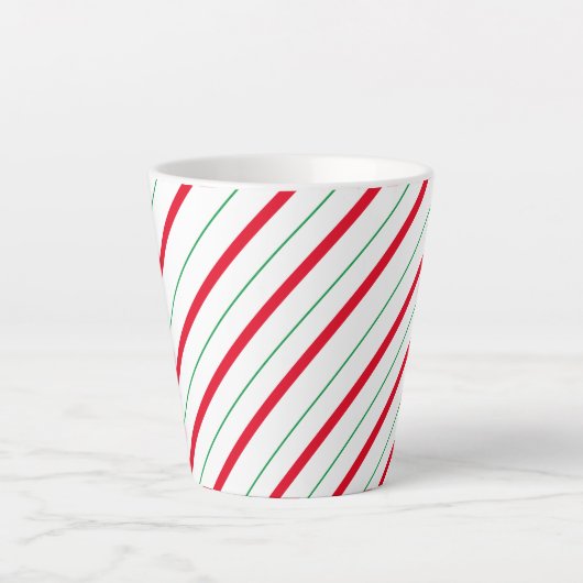 Candy Cane Holiday Latte Mok (Voorkant)