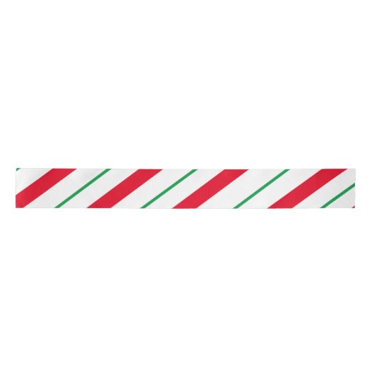 Candy Cane Holiday Satin Ribbon Lint (Voorkant)