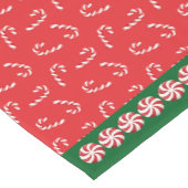 Candy Cane Holiday Table Runner Korte Tafelloper (Hoek)
