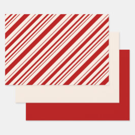 Candy Cane Inpakpapier Vel