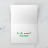 Candy Cane Jesus Card Feestdagen Kaart (Binnen)