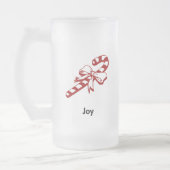 Candy Cane Joy Matglas Bierpul (Links)