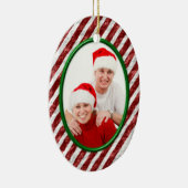 Candy Cane Keramisch Ornament (Rechts)