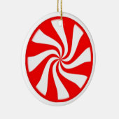 Candy Cane Keramisch Ornament (Rechts)