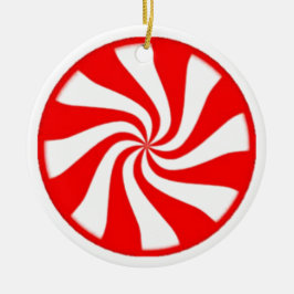 Candy Cane Keramisch Ornament