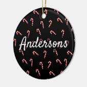 Candy Cane Keramisch Ornament (Links)