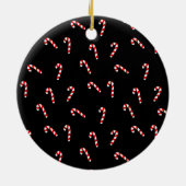 Candy Cane Keramisch Ornament (Achterkant)
